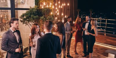 guests at luxury event